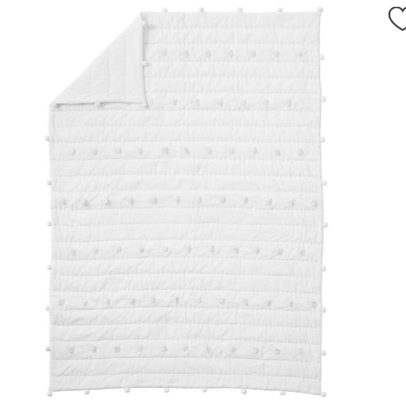 Pottery Barn Kids Bedding Pottery Barn Kids Pom Pom Toddler Quilt
